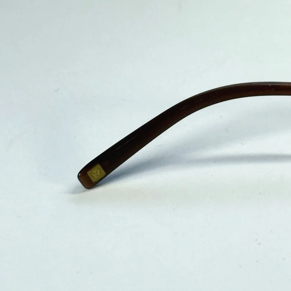 ANNE KLEIN New York AK 9099 532 Eyeglasses Frame Only 50-18-130 Half Rim Silver